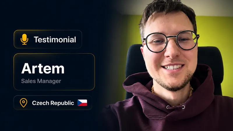 Artem video testimonial