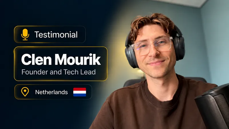 Clen Mourik video testimonial